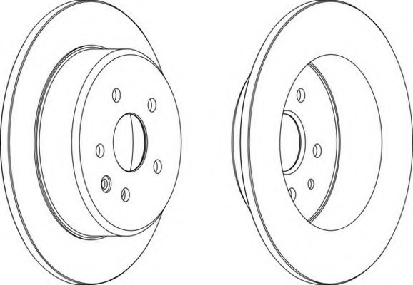 FERODO DDF1499 Brake Disc